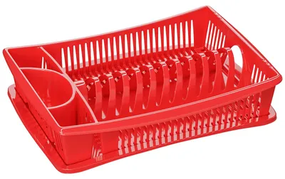 Produktbild von WELLGRO Abtropfgestell - Abtropfgitter - Geschirr Abtropfkorb - Abtropfständer - Abtropfschale - Geschirrabtropfständer -  EUROPE