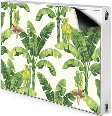 Produktbild von Magnet Heizkörper-Abdeckung Verkleidung Abdeckung Heizkörperabdeckung 90x60 cm  - Banane, Flecken