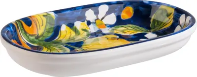 Produktbild von APS 85290 Teller MEDITERRANEAN, 18,5 x 11,5 cm, Höhe 3 cm, Melamin, weiß-Nachbildung