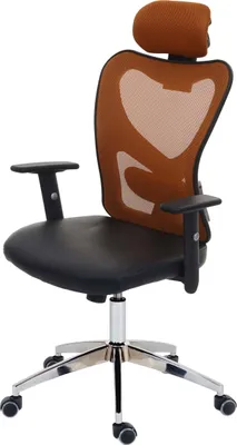 Produktbild von Profi-Bürostuhl Atlanta, Chefsessel Drehstuhl Schreibtischstuhl, Kunstleder braun