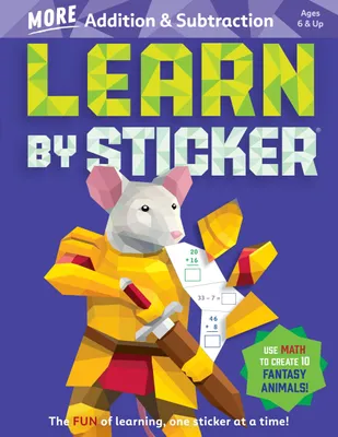 Obrázok produktu pre Learn by Sticker: More Addition & Subtraction