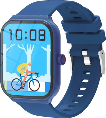 Produktbild von INF Multifunktionale Smartwatch mit Bluetooth-Anruffunktion und Gesundheitsüberwachung Blau