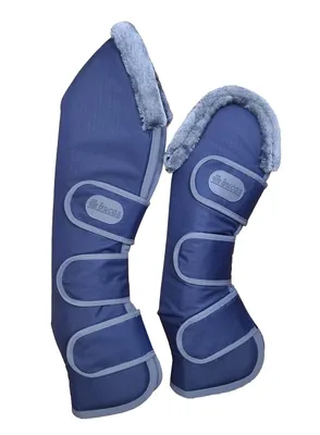 Produktbild von Bucas Transportgamaschen Show Line Boots Navy/Grey Cob