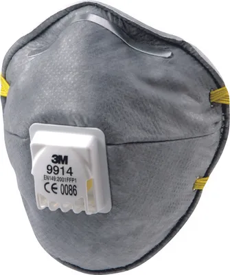 Obrázok produktu pre 3M 9914 Jednorazová maska proti prachu FFP1 s ventilom x5