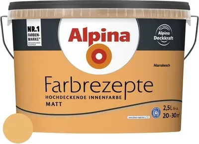 Produktbild von Alpina Wandfarbe Farbrezepte Marrakesch 2,5 l