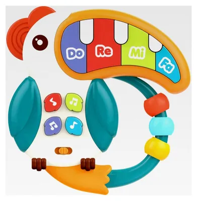 Produktbild von Musikspielzeug für Babys - Papagei mit Licht- und Soundeffekten