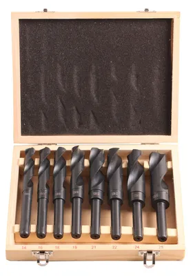 Produktbild von echtools EC2005 8-tlg. HSS-Schaftbohrer Set 14-25 mm