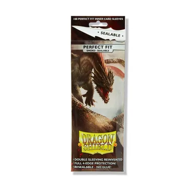 Image de Bouclier du Dragon Perfect Fit Sealable Smoke (100ct)