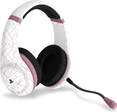 Immagine prodotto di Cuffie da gioco stereo - Edizione oro rosa - Bianco astratto