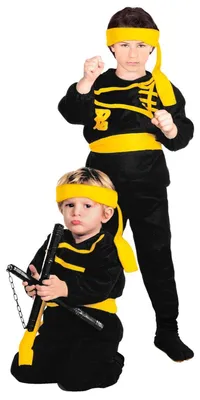 Produktbild von WIDMANN S.R.L. Kleinkindkostüm Ninja 104 cm, Shirt, Hose
