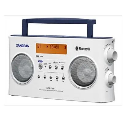 Zdjęcie produktu dla Sangean DPR-26BT, Przenośny, Cyfrowy, DAB+, FM, 87,5 - 108 MHz, 174 - 240 MHz, CT, PS, PTY, RT