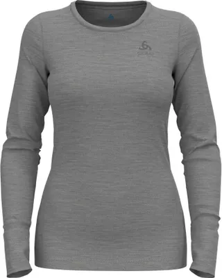 Produktbild von Odlo Merino 200 Langarm-baselayer Grau L Damen Grau L