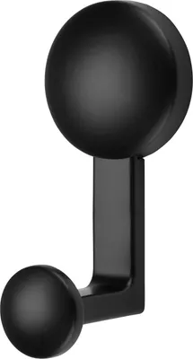 Produktbild von SOTECH Garderobenhaken GRIO Höhe 96 mm x Breite 45 mm Schwarz matt aus Zinkdruckguss