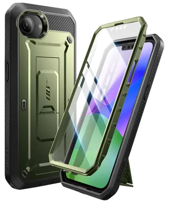 Produktbild von Supcase, Full Body Hülle iPhone 17e Unicorn Beetle Pro mit Stand, Grün