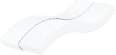 Image de Matelas en mousse pour enfants blanc 80x160 cm dureté H2 H3