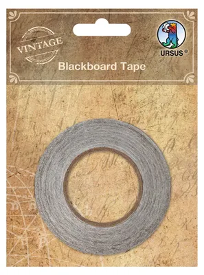 Tafelfolien-Klebeband, 2 cm x 5 m, selbstklebend, schwarz