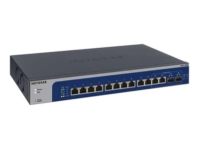 Produktbild von NETGEAR Plus XS512EM - Switch - Smart - 10 x 100/1000/2.5G/5G/10GBase-T + 2 x C 10 G-Bit SFP+ - Desktop, an Rack montierbar