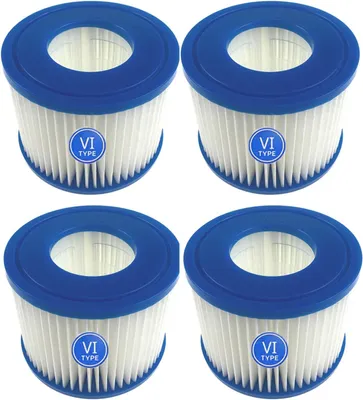 Produktbild von Ersatzfilterkartuschen fš¹r Lay-Z-Spa Bestway Flowclear Poolfilter, Bestway VI, fš¹r Monaco Gr??e 6-58323, 4 Stš¹ck