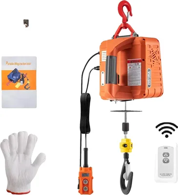 Immagine prodotto di Verricello elettrico, radiocomando, protezione da sovraccarico, 1500 W