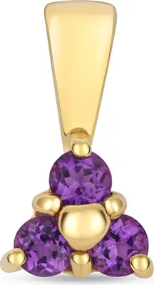 Produktbild von 9 Karat (375) Gold Damen - Anhänger mit Amethyst - 10mm*5mm; TRS33449KY