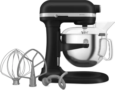 Zdjęcie produktu dla KitchenAid - Mikser Artisan 5,6 L 5KSM60SPX Czarny mat