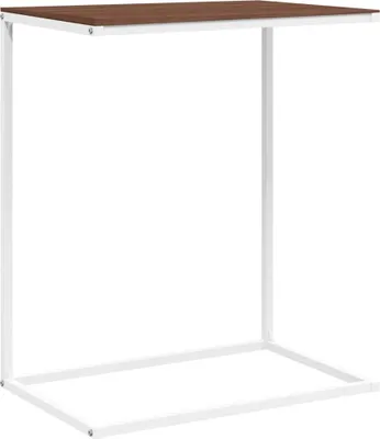 Produktbild von vidaXL Beistelltisch Weiß 55x35x66 cm Holzwerkstoff