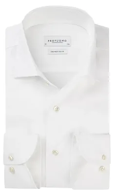 Produktbild von Profuomo Sky Blue Hemd mit weißem One-Piece-Kragen