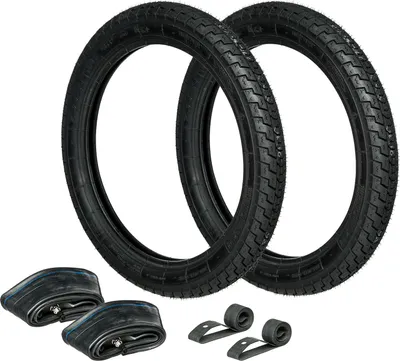 Immagine prodotto di Set: 2 pneumatici 2,75 x 16 Heidenau K43 + 2 tubi + 2 nastri per cerchioni