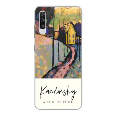 Produktbild von MuchoWow® Handyhülle Schutzhülle Hülle für Samsung Galaxy A70 Winterlandschaft - Wassily Kandinsky Silikon Softcase Handy Hülle - Schutzhaube