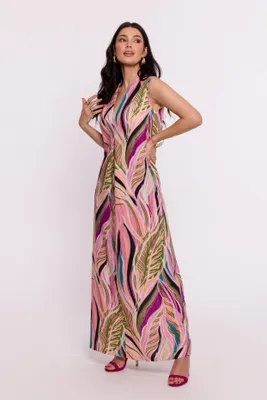 Produktbild von BeWear Maxikleid für Frauen Vaknim B283 rosa M