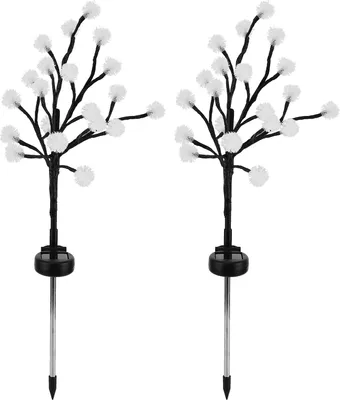 Obrázek produktu pro 2ks 20LED solární pohádkové světla venkovní pampeliška lampa zahrada trávník dekorace teplé světlo