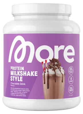 Produktbild von More Nutrition More Protein Milkshake Style Chocolate Drink 600g