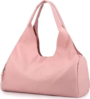 Produktbild von Famanu Sporttas mit Schuhfach - Praktische Reisetasche für Sport und Freizeit - 48x20x27cm - Rosa