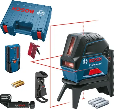 Produktbild von Bosch Professional Kreuzlinienlaser GCL 2-50 mit Empfänger LR6