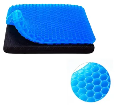 Productafbeelding van Ergonomisch zitkussen, geschikt voor bureaustoel en auto, antislip, 40x35 cm, voor optimaal zitcomfort