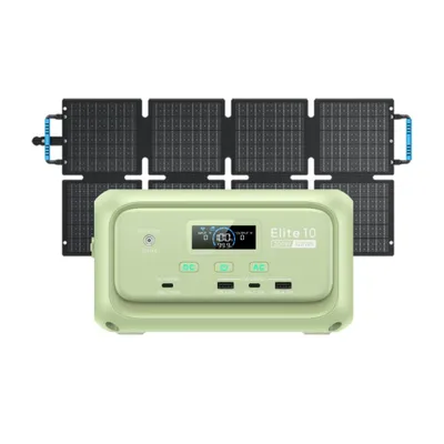 Produktbild von BLUETTI Elite 10 Mini-Powerstation, tragbar, 128-Wh-Akku mit 60-W-Solarpanel, USV, Schnelllade-Solargenerator für Camping und Reisen - GREEN