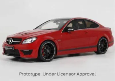 Image de GT Spirit Mercedes-Benz C63 AMG Edition 507 2014 à l'échelle 1:18 - rouge