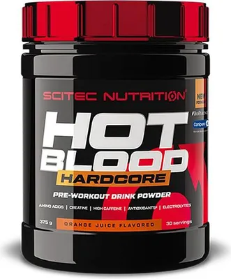 Obrázok produktu pre Scitec Nutrition Hot Blood Hardcore 375 g orange juice
