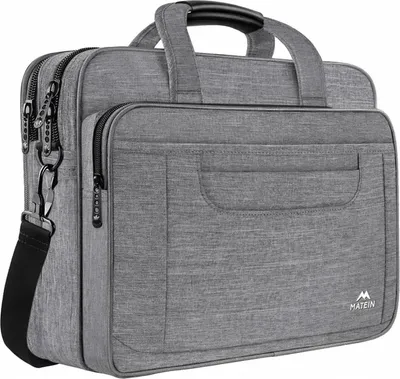 Produktbild von Laptoptasche 15,6 Zoll Business Aktentasche Herren Grau