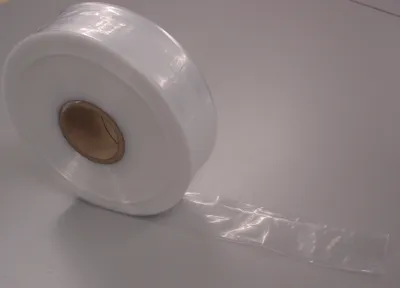 Produktbild von 2 Stück LDPE Schlauchfolie transparent Breite 60mm Foliendicke 50µm (0,05 mm) Länge 500m, unbedruckt