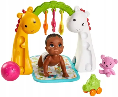 Produktbild von Barbie Skipper Babysitters Inc. Krabbel-Baby Puppe und Zubehör, Babypuppe, Geschlechtsneutral, 3 Jahr(e), Mädchen, 80 mm, Mehrfarbig
