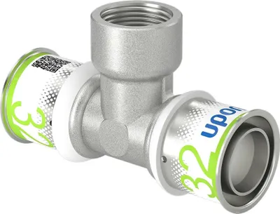 Produktbild von Uponor 1070601, Kompressions-Tee, Grau, 1 Stück(e)