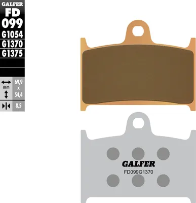 Immagine prodotto di Pastiglia freno Galfer FD099