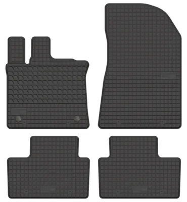 Zdjęcie produktu dla Dywaniki gumowe do Renault Captur II od 2019 (crossover) – 4 szt., czarne, dopasowane – Wielganizator SolidTread