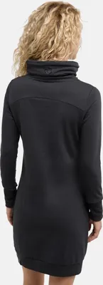 Produktbild von Ragwear Kleid DITIK Sweatkleid mit langen Ärmeln, Schalkragen und Eingrifftaschen