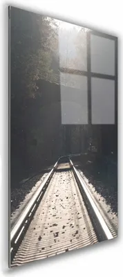 Zdjęcie produktu dla OBRAZ NA SZKLE PROSTOKĄTNY 40x60cm 144 Torowisko