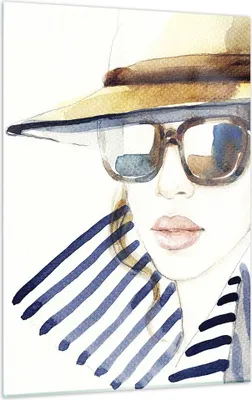 Produktbild von Bilder auf glas - Einteilig - Frau Gesicht Lippen - 50x70cm - Glasbilder - Wandbilder - Bilder - zum Aufhängen bereit - Wanddekoration aus Glas - Glas Bilder - Wandbild auf Glas - GPA50x70-3957