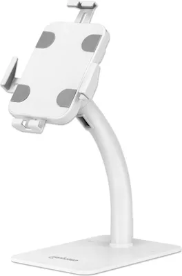 Produktbild von MANHATTAN abschließbarer Standfuß für Tablets 7,9"-11" weiß