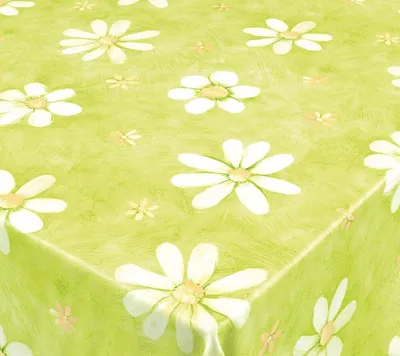 Immagine prodotto di Tovaglia da giardino impermeabile tovaglia fiori verde 130 x 160 cm