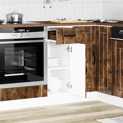 Obrázek produktu pro vidaXL Spodní kuchyňská linka Lucca, materiál na bázi dřeva, kouřový dub